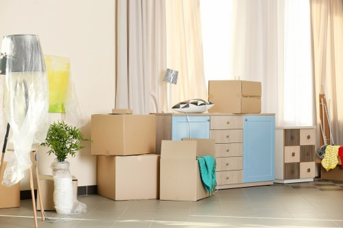 A local home moving team preparing a Bromley house move