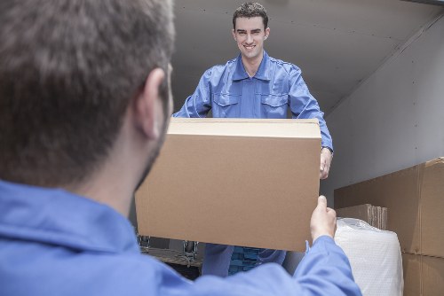 Careful loading of sofas and tables for a local Bromley move