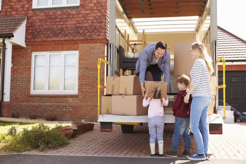 Moving a grand piano through a Bromley property with tight access