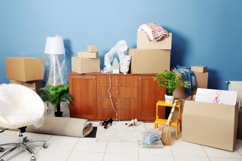 Loading furniture into a local moving van in Bromley