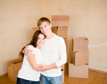 Removal crew loading items carefully during a Bromley home move