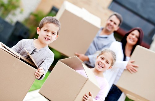 Local van service helping with a Bromley house move