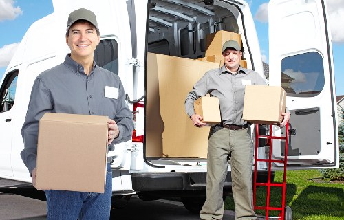 Low-carbon van used by Man And Van Bromley for greener transport